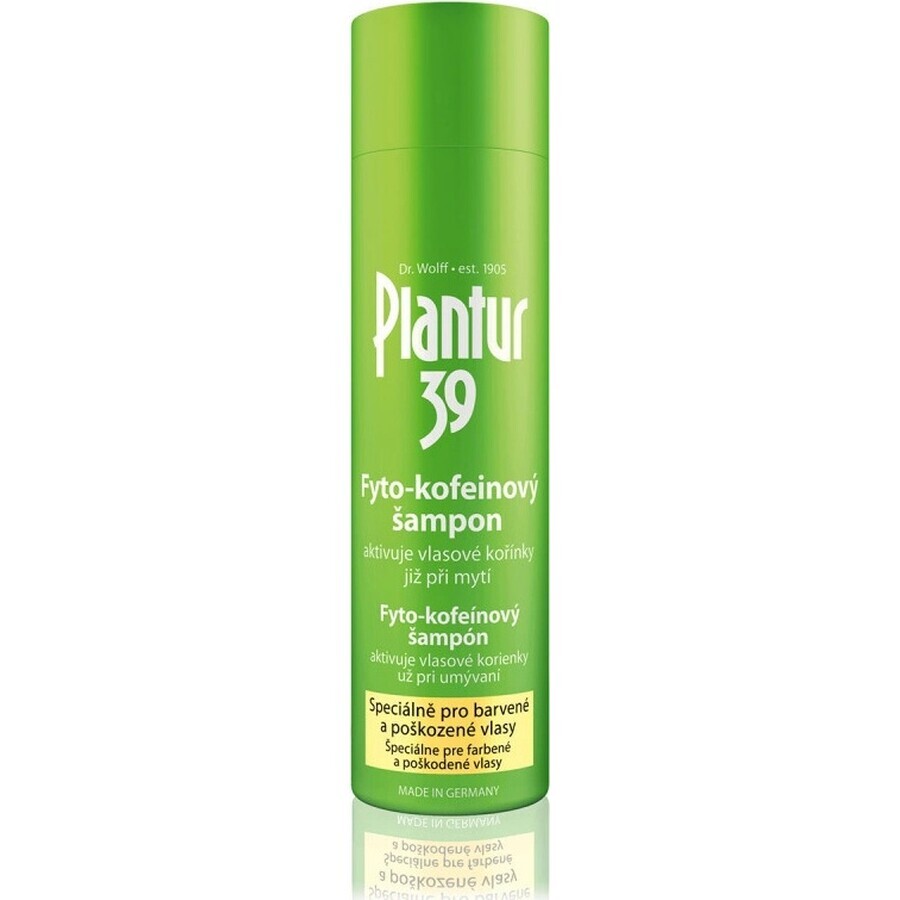 Plantur 39 Shampoo met fyto-cafeïne voor gekleurd haar 1×250 ml, shampoo met cafeïne