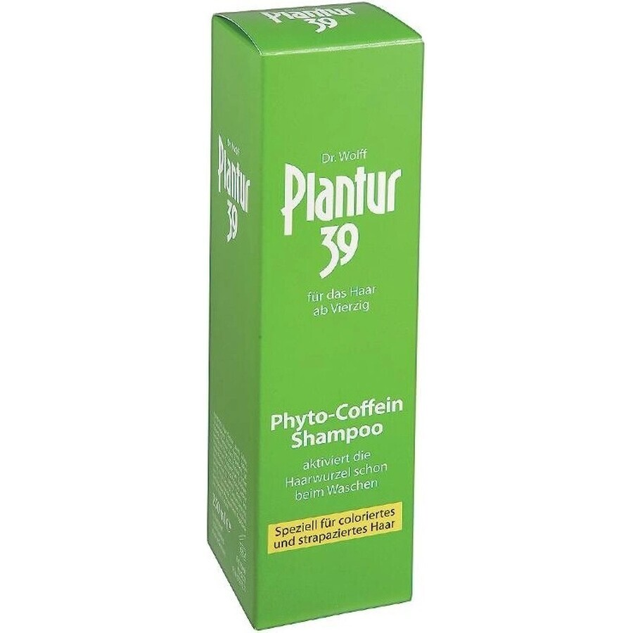 Plantur 39 Shampoo met fyto-cafeïne voor gekleurd haar 1×250 ml, shampoo met cafeïne