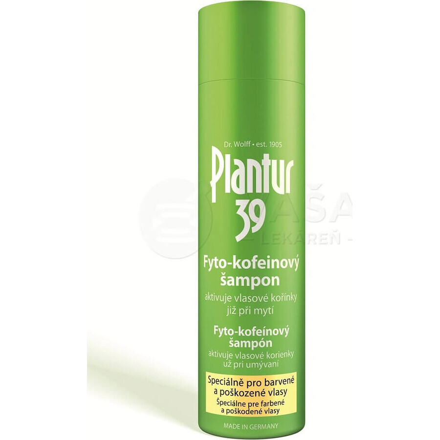 Plantur 39 Shampoo met fyto-cafeïne voor gekleurd haar 1×250 ml, shampoo met cafeïne