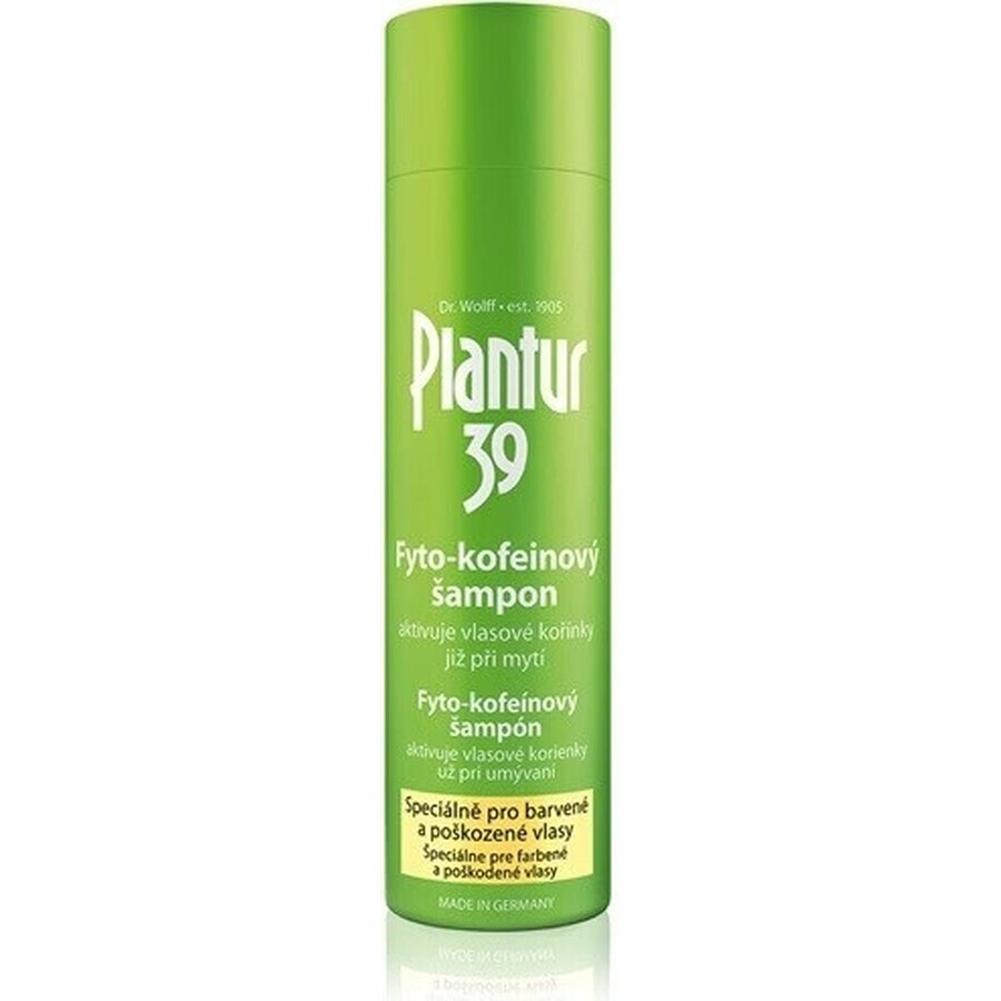 Plantur 39 Shampoo met fyto-cafeïne voor gekleurd haar 1×250 ml, shampoo met cafeïne