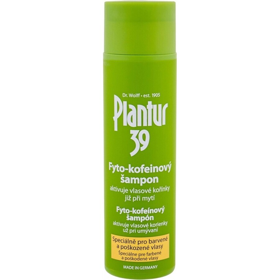 Plantur 39 Shampoo met fyto-cafeïne voor gekleurd haar 1×250 ml, shampoo met cafeïne