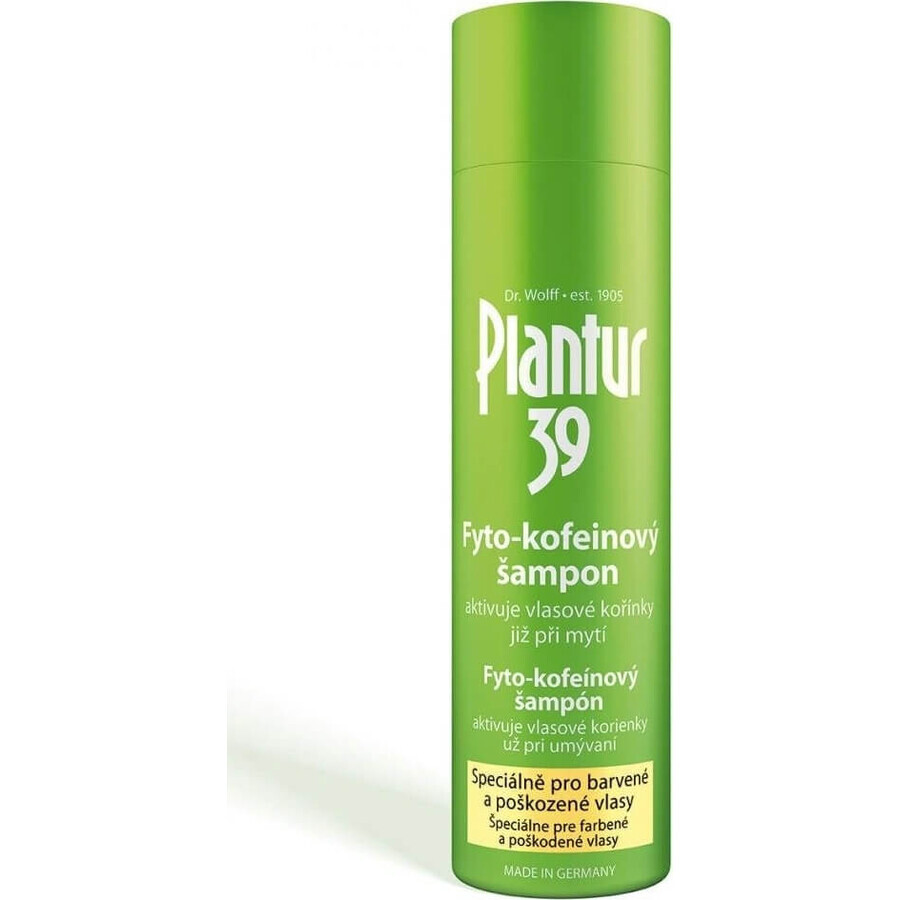 Plantur 39 Shampoo met fyto-cafeïne voor gekleurd haar 1×250 ml, shampoo met cafeïne