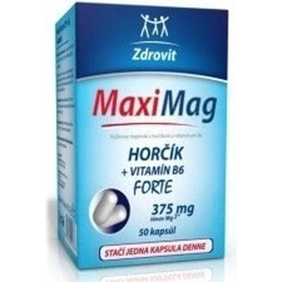 ZDROVIT MAXI MAG HORCIK+B6 FORTE 1×50 cps, complemento alimenticio