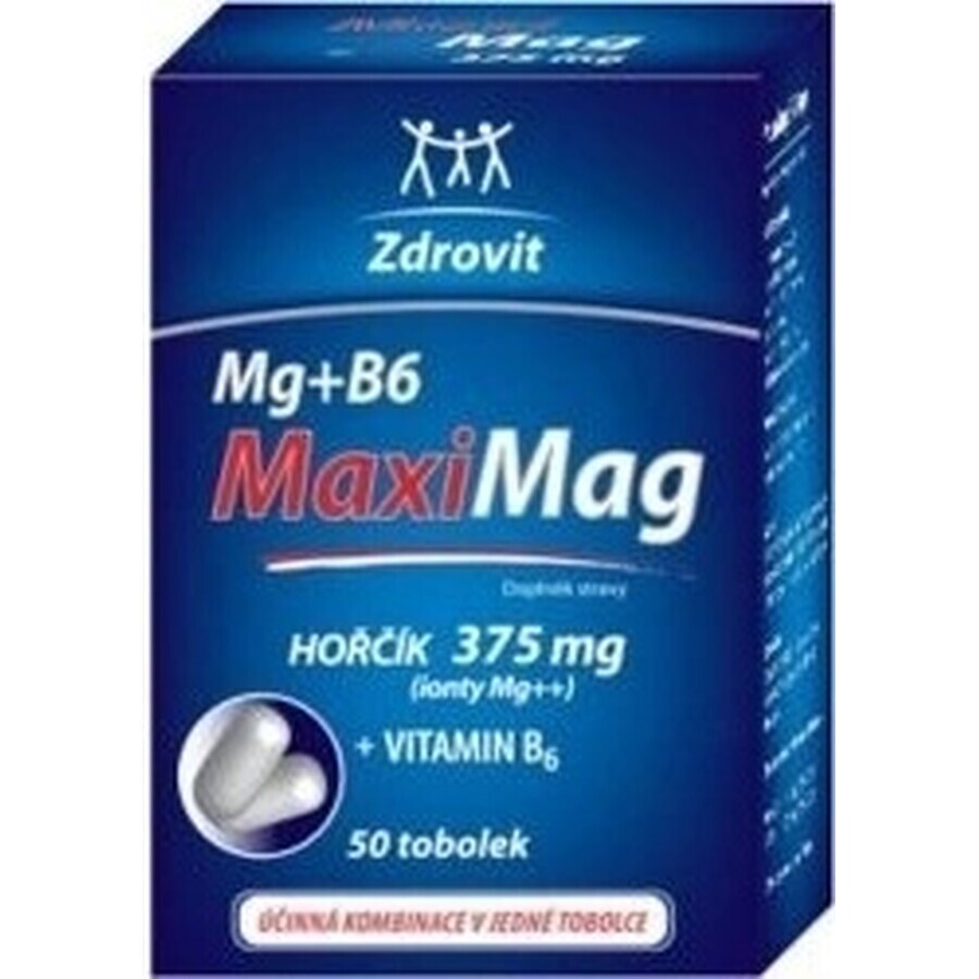 ZDROVIT MAXI MAG HORCIK+B6 FORTE 1×50 cps, complemento alimenticio