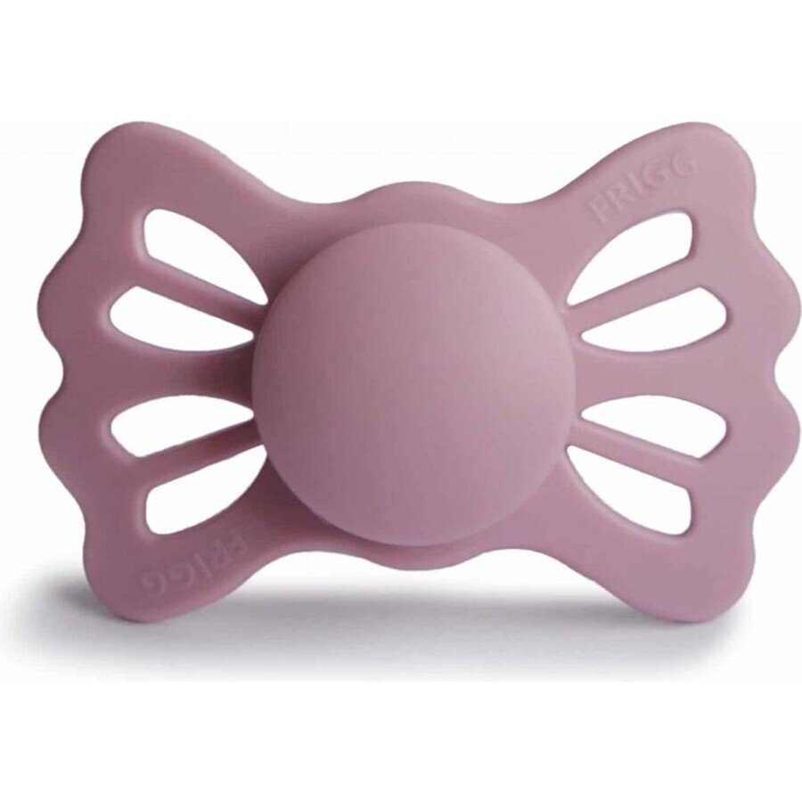 FRIGG Lucky Symmetrical Silicone Soother Cream, +6m 1×1 buc, silicon soother