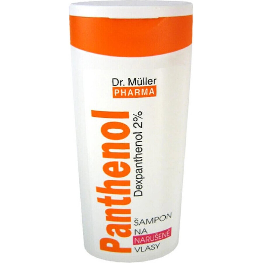 Dr. Müller SHAMPOO AL PANTENOLO PER CAPELLI SFIBRATI 1×250 ml, shampoo