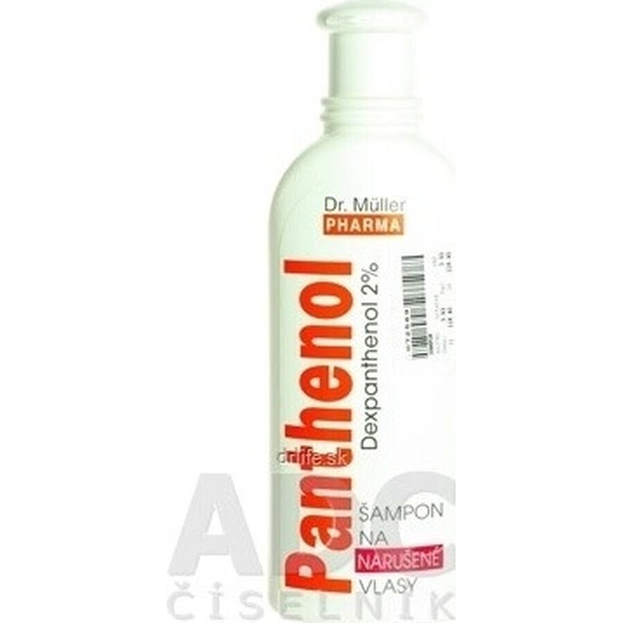 Dr. Müller SHAMPOO AL PANTENOLO PER CAPELLI SFIBRATI 1×250 ml, shampoo