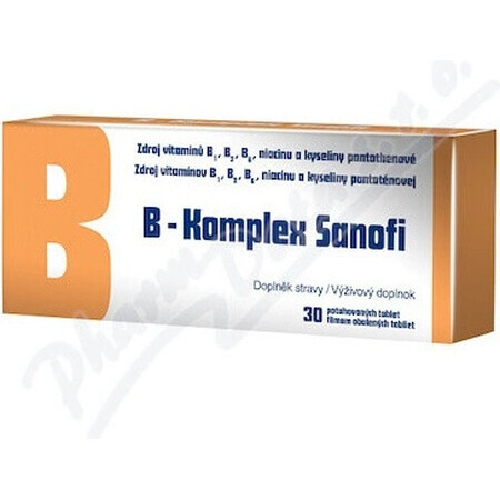 B-Komplex Zentiva 30 tbl 1×30 tbl, vitamina B