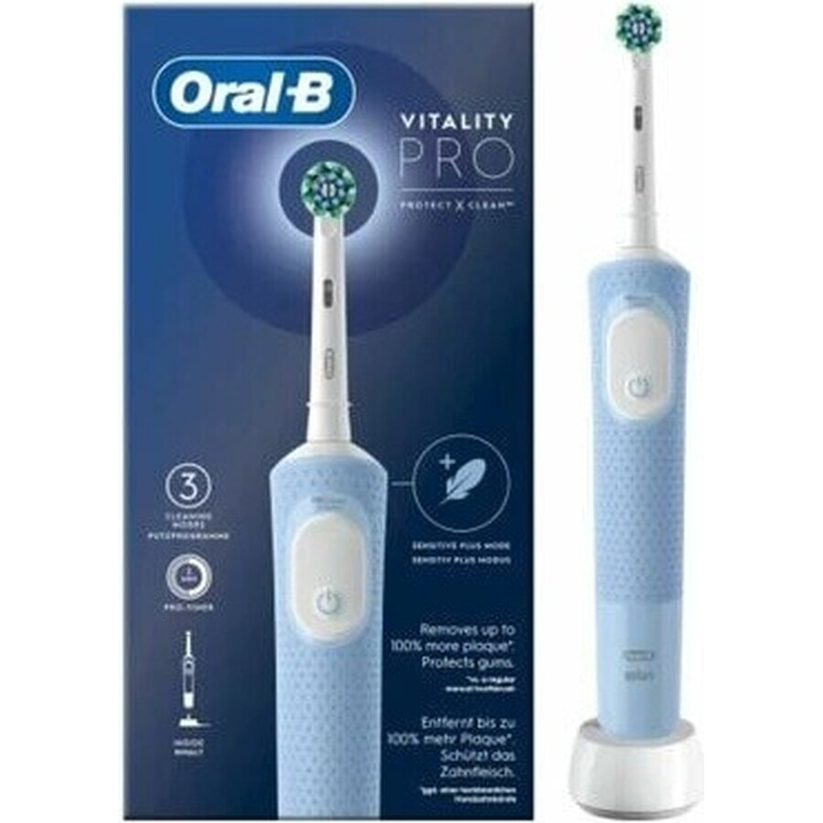 Spazzolino elettrico Oral-B Oral-B EK Vitality Pro Protect X Clean Vapour Blue 1×1