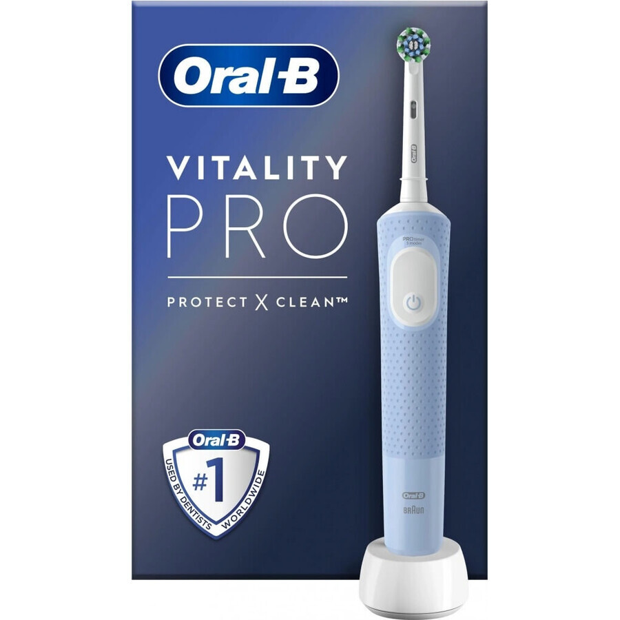 Spazzolino elettrico Oral-B Oral-B EK Vitality Pro Protect X Clean Vapour Blue 1×1