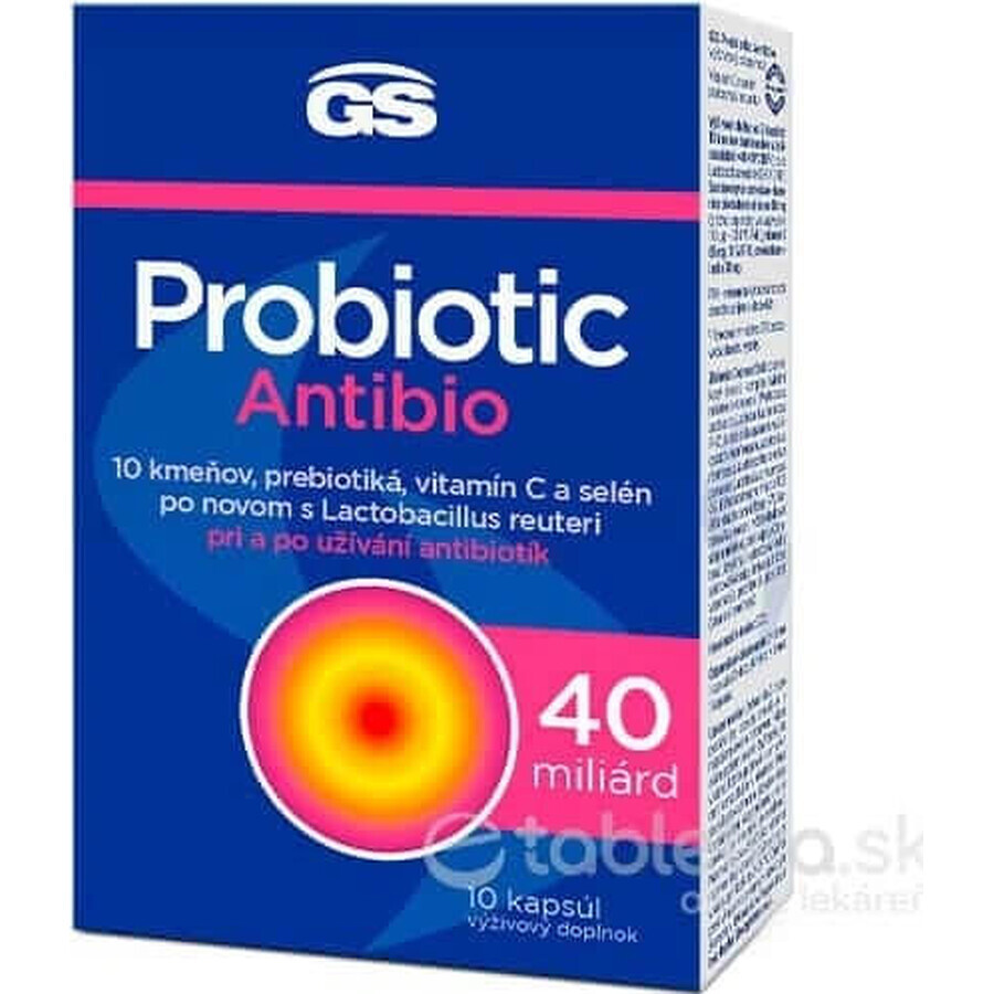 GS Probiotic Antibiotic 1×10 cps, complément alimentaire