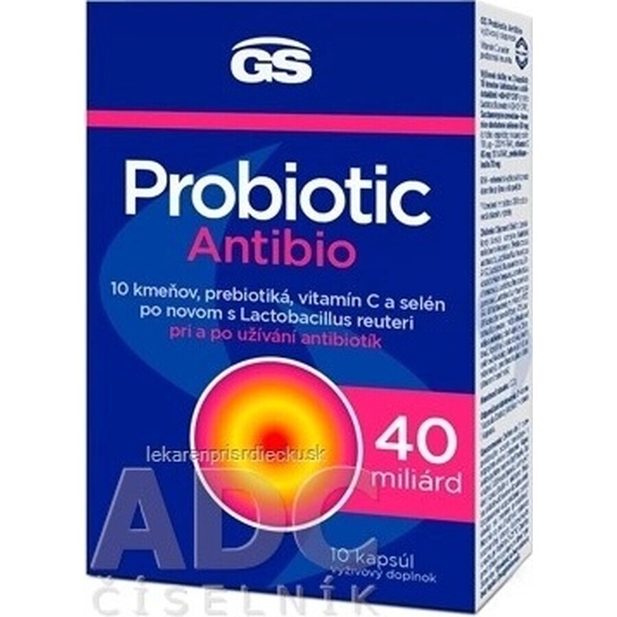 GS Probiotic Antibiotic 1×10 cps, complément alimentaire