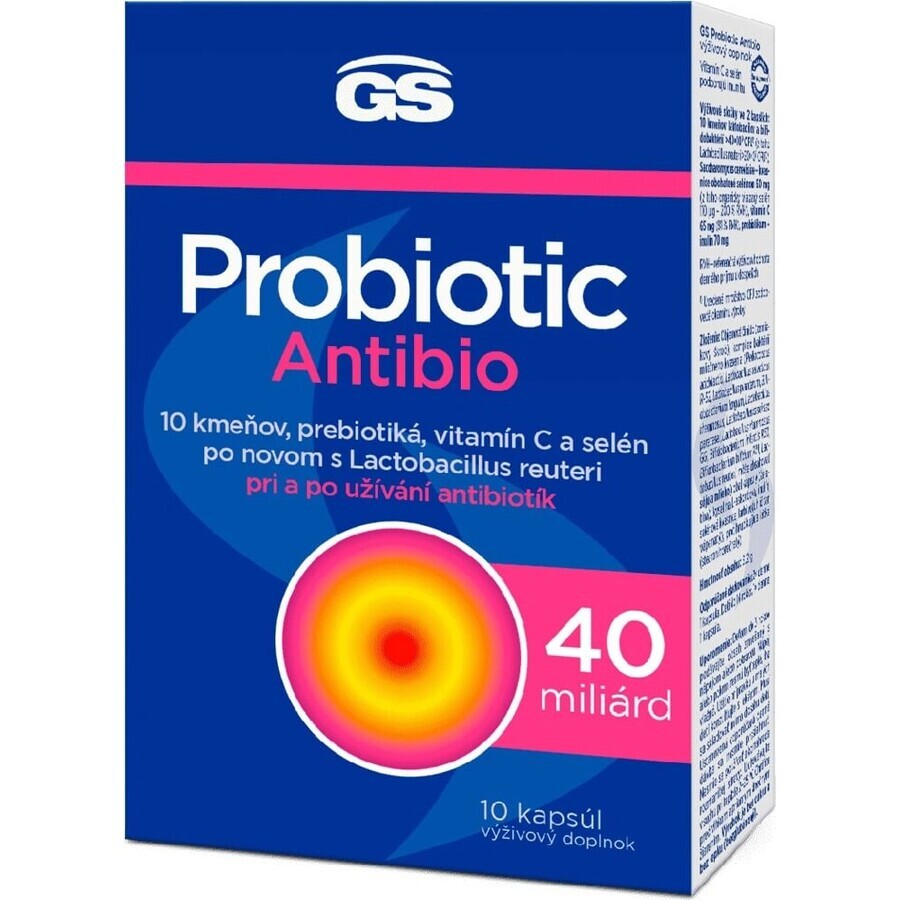 GS Probiotic Antibiotic 1×10 cps, complément alimentaire