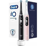 Periuță de dinți electrică Oral-B iO Series 6 Pink 1×1, periuță de dinți electrică