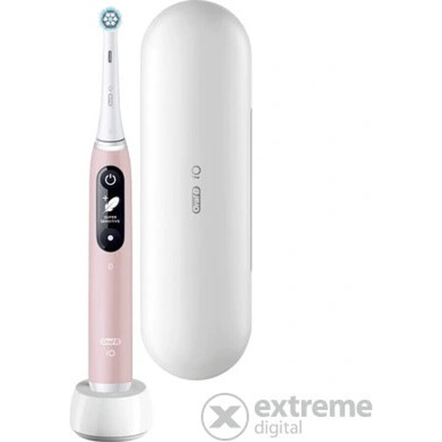 Periuță de dinți electrică Oral-B iO Series 6 Pink 1×1, periuță de dinți electrică