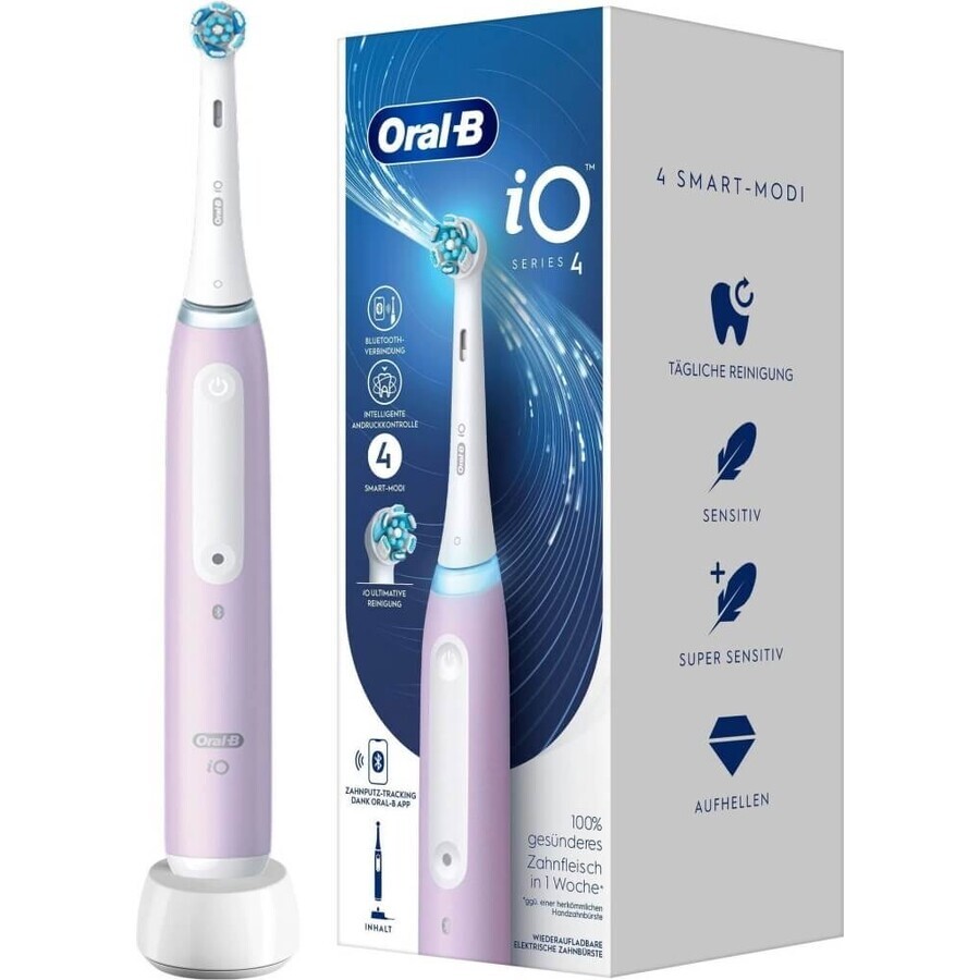 Periuță de dinți electrică Oral-B iO Series 6 Pink 1×1, periuță de dinți electrică