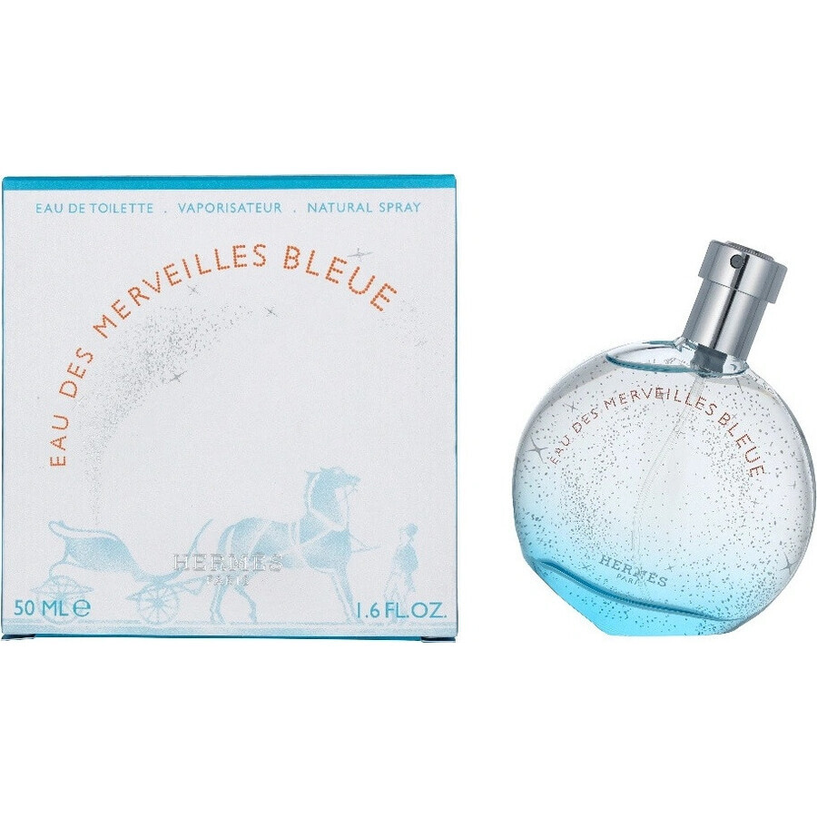 Hermes Eau Des Merveilles Bleue Edt 50ml 1×50 ml, apă de toaletă