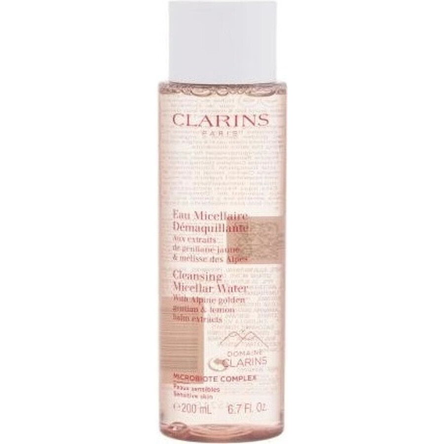 Eau Micellaire Clarins pour Peaux Sensibles 1×200 ml, eau micellaire