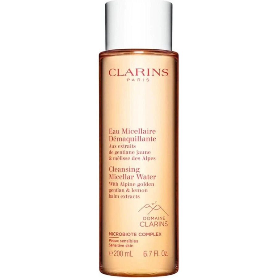 Eau Micellaire Clarins pour Peaux Sensibles 1×200 ml, eau micellaire