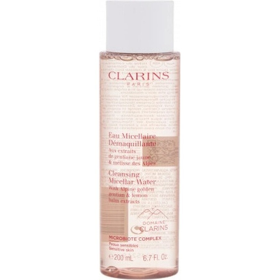 Eau Micellaire Clarins pour Peaux Sensibles 1×200 ml, eau micellaire