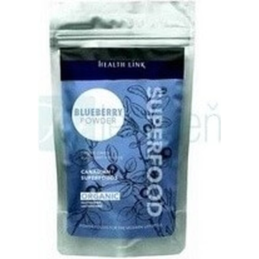 Health link BIO Arándano en polvo 1×80g, sabor natural