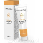 SANTADERM CREAM VITAMINE A, E + C cremă cu vitamine pentru pielea uscată și exfoliată 1x50 ml