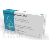 SANO Supositorios Glycerini SANO Classic Glycerin Suppository 2g 1x10 pcs, supositorios de glicerina