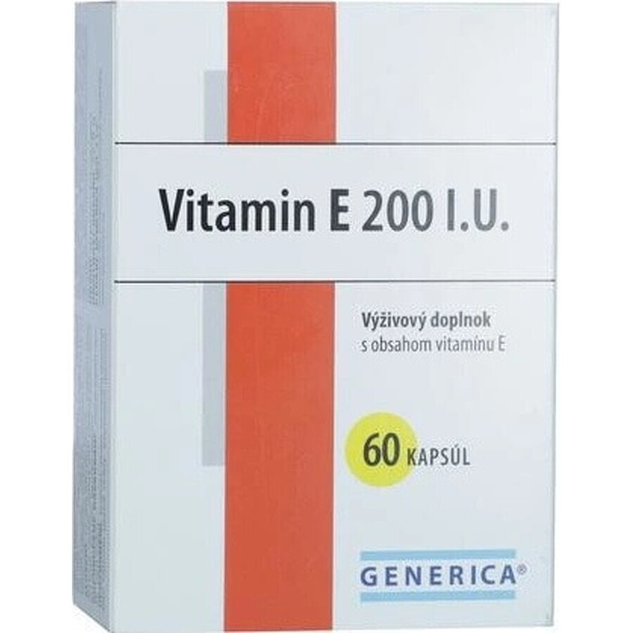 GENERICA Vitamin E 200 U.I. 1×60 cps, Nahrungsergänzungsmittel