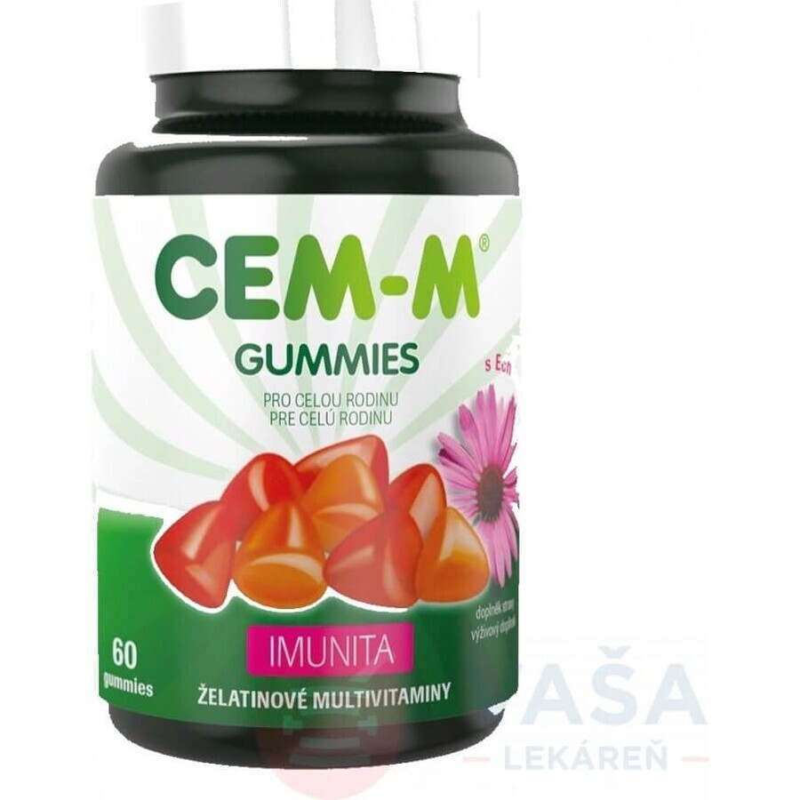 CEM-M GUMMIES IMUNITA 1×60 buc, multivitamine