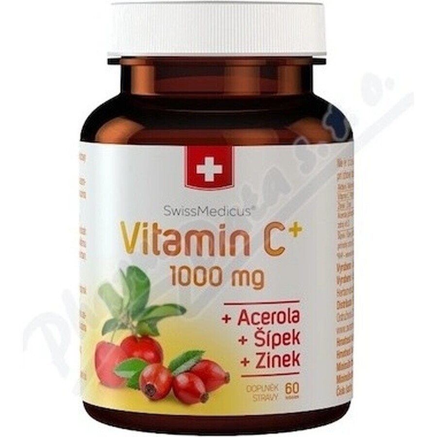 SwissMedicus Vitamine C+ 1000 mg cps 1x60 pcs