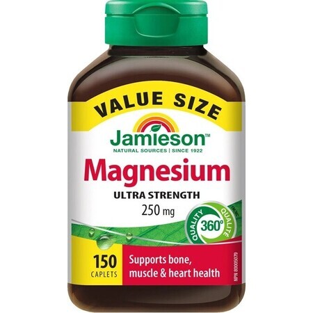 JAMIESON MAGNESIUM 250 mg 1×150 tbl, magneziu