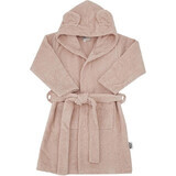 EKO Cotton bathrobe with hood and ears Pink powder Pink powder size. 104-110 1×1 piece, children's bathrobe