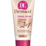 DERMACOL Cremă colorată 2in1 nuanță: NATURAL 1×30 ml, cremă colorantă 2in1