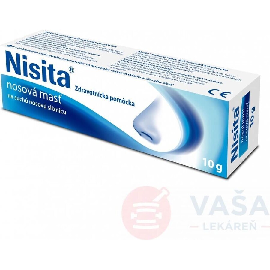 Nisita pomada nasal 1×10 g, pomada nasal