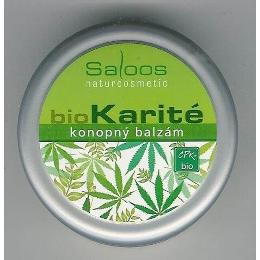 Saloos unt de shea, unt de shea KONOPE 1×50 ml, pentru piele delicată și sensibilă