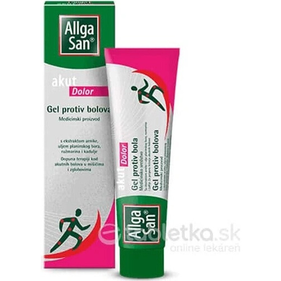 ALLGA SAN akut Dolor Pain Relieving Gel 1×100 ml, gel analgezic