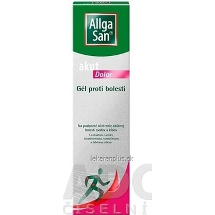 ALLGA SAN akut Dolor Pain Relieving Gel 1×100 ml, gel analgezic