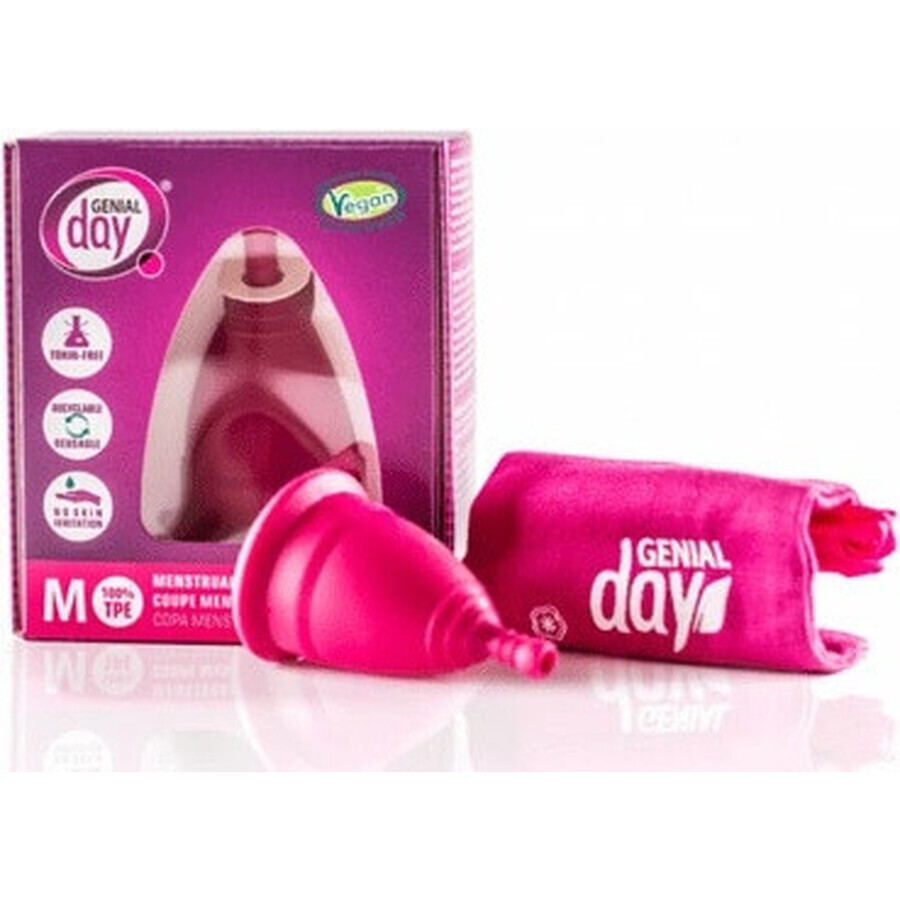 Menstrual cup Genial Day, size M 1×1 pc, menstrual cup