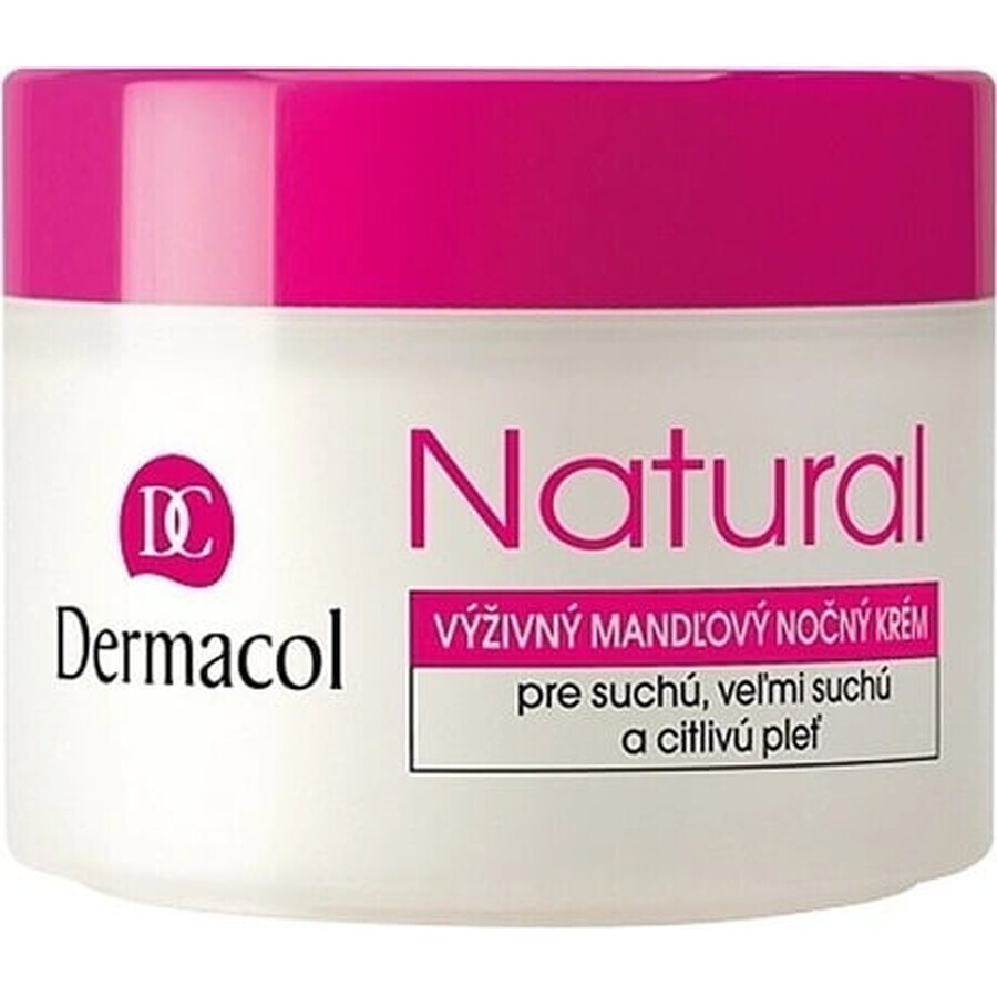 DERMACOL NATURAL Cremă de noapte cu migdale 1×50 ml, cremă de noapte