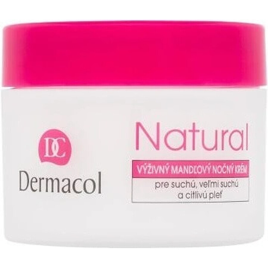 DERMACOL NATURAL Cremă de noapte cu migdale 1×50 ml, cremă de noapte