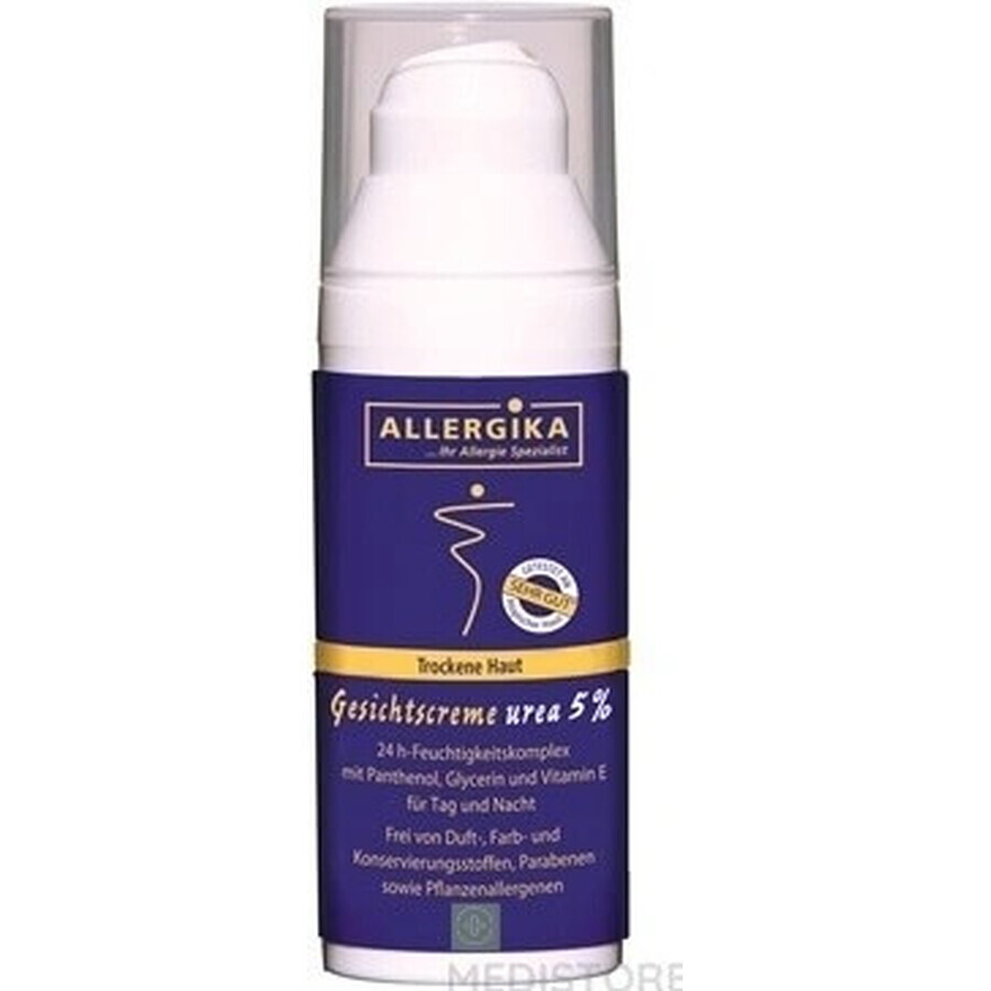 ALLERGIKA Cremă facială UREA 5% 1×50 ml, pentru piele uscată