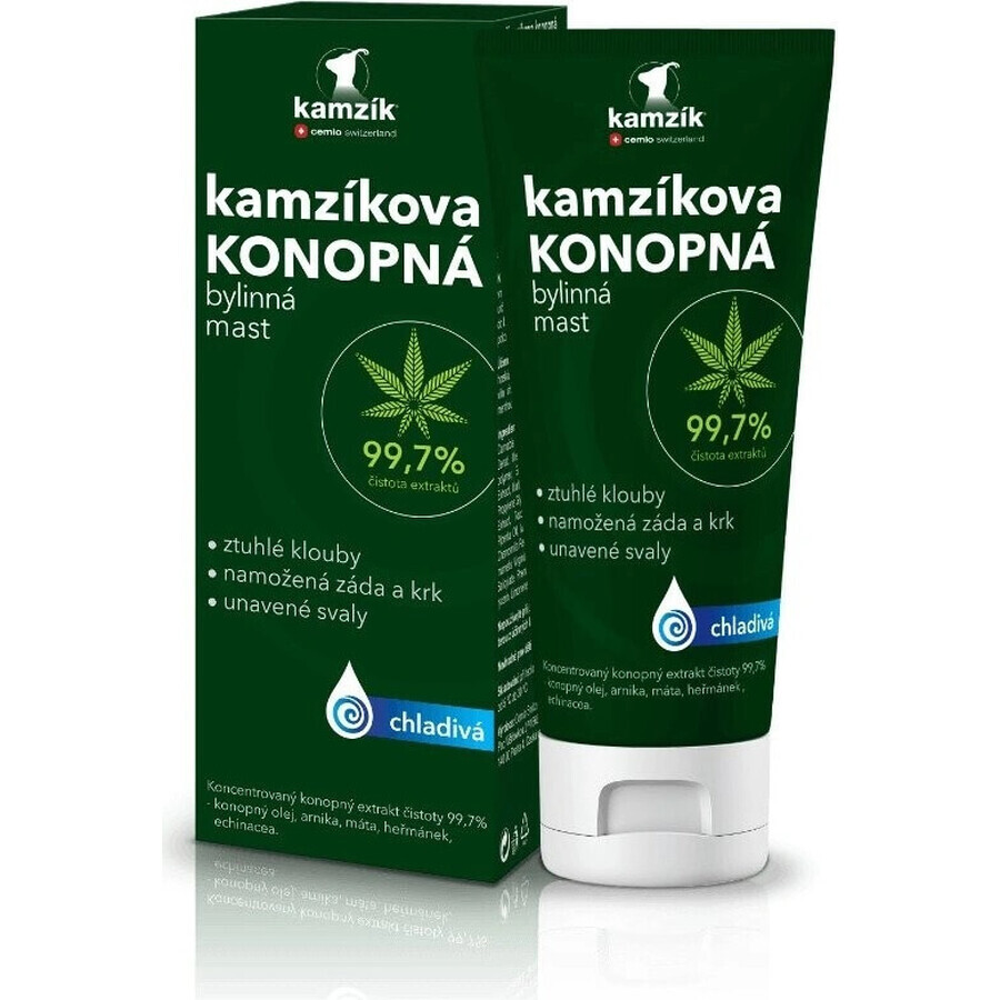 Cemio Kamzik's unguent de cânepă răcire 1×200ml, unguent de cânepă