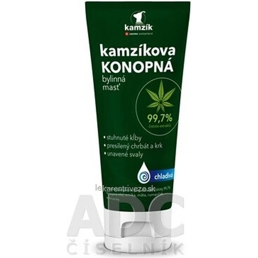 Cemio Kamzik's unguent de cânepă răcire 1×200ml, unguent de cânepă