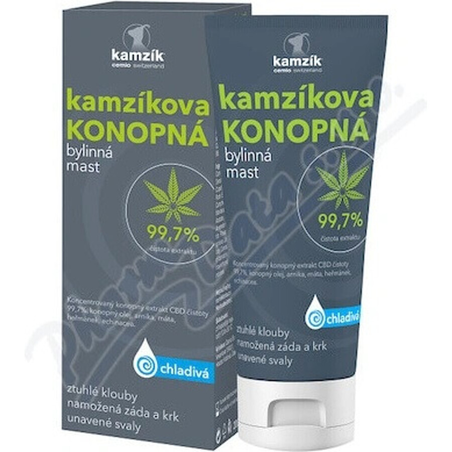 Cemio Kamzik's unguent de cânepă răcire 1×200ml, unguent de cânepă