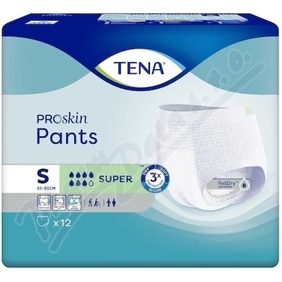 TENA SUPER SMALL 1×12 pcs TENA SUPER SMALL 1×12 pcs, stretch absorbent briefs