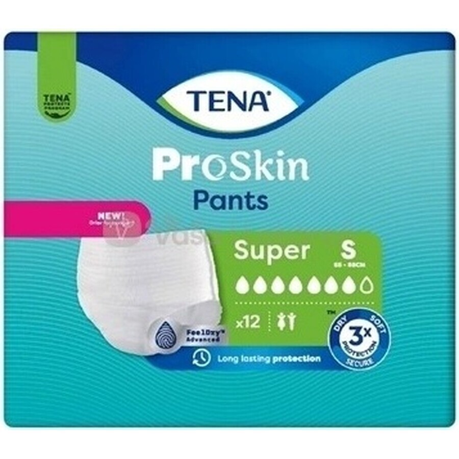 TENA SUPER SMALL 1×12 pcs TENA SUPER SMALL 1×12 pcs, stretch absorbent briefs