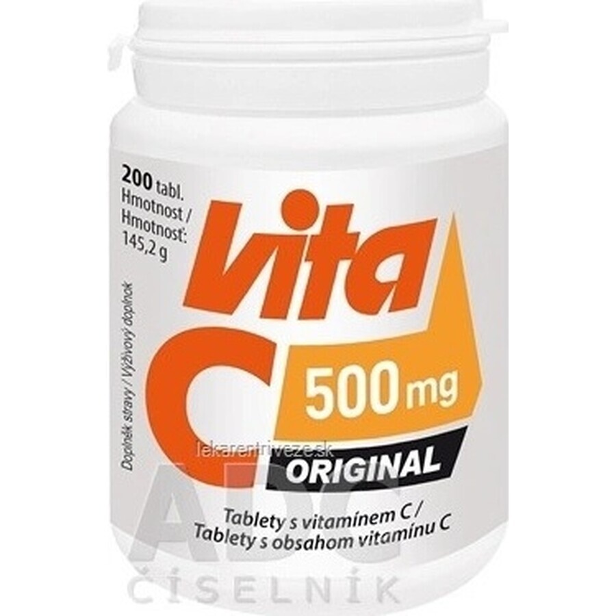 Vitabalans Vita C 500 mg ORIGINAL 1×200 tbl, vitamine C