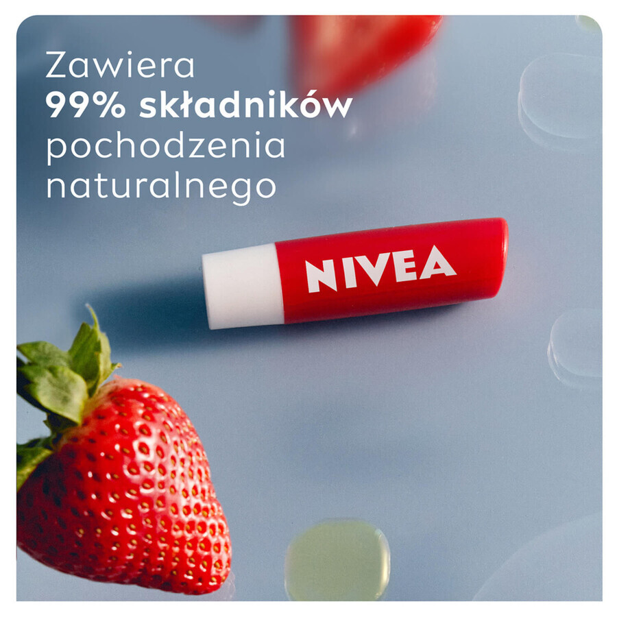 Nivea Strawberry Shine, pflegender Lippenstift, 4,8 g