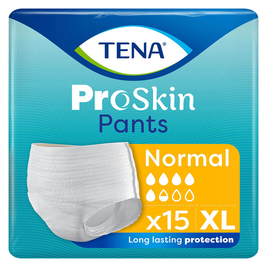 Tena Pants ProSkin, absorbent briefs, size XL, 120-160 cm, Normal, 15 pieces