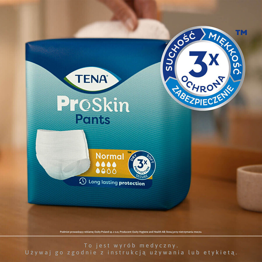 Tena Pants ProSkin, absorbent briefs, size XL, 120-160 cm, Normal, 15 pieces